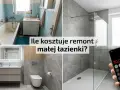 Porównanie starej i nowej łazienki. Sprawdź, jaki jest koszt remontu łazienki, by uzyskać nowoczesny wygląd.