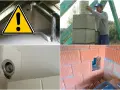 Budowa komina i instalacji wentylacyjnej. Ogrzewanie domu w trakcie prac.