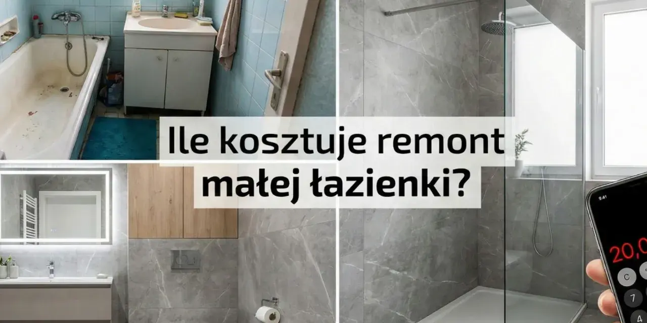 Porównanie starej i nowej łazienki. Sprawdź, jaki jest koszt remontu łazienki, by uzyskać nowoczesny wygląd.