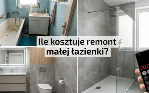 Porównanie starej i nowej łazienki. Sprawdź, jaki jest koszt remontu łazienki, by uzyskać nowoczesny wygląd.