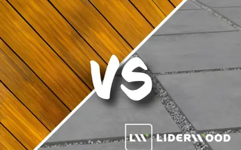 Drewno vs. płytki: czym wyłożyć taras? Porównanie materiałów na Twoją przestrzeń zewnętrzną.